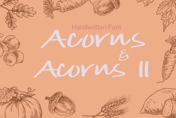 Acorns: A Handwritten Font That Brings Warmth to Modern Editorial Design