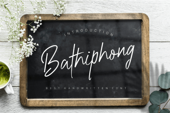 Bathiphong: A Script Font That Elevates Small Business Branding