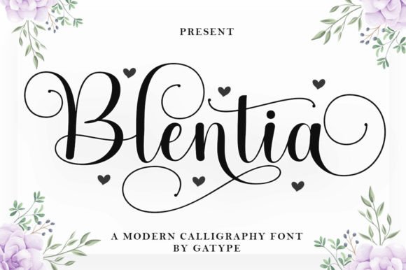 Blentia: A Signature Script Font That Elevates Modern Web Design