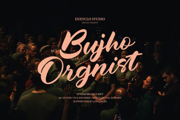 Bujho Orgnist: A Bold Script Font That Elevates Your Brand
