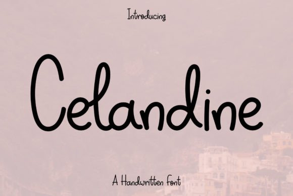 Celandine: A Handwritten Font That Builds Business Trust