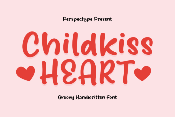 Childkiss Heart: A Groovy Handwritten Font for Modern Editorial Design