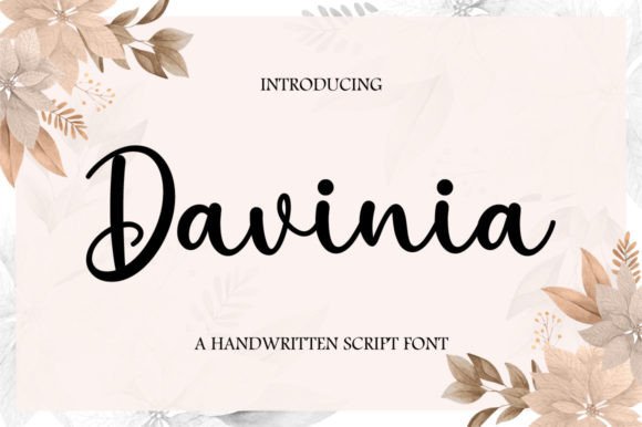 Davinia: A Timeless Script Font for Editorial Elegance
