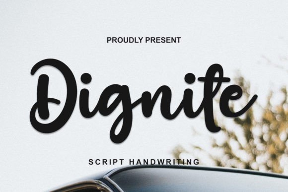 Dignite: A Handwritten Font That Brings Warmth to Editorial Design