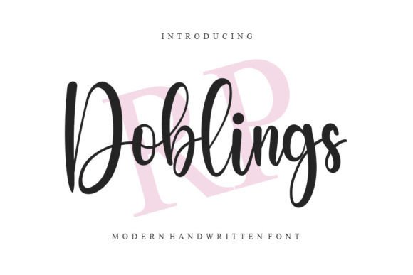 Doblings: A Designer’s Take on This Expressive Script Font