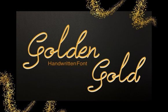 Golden Gold: A Luxurious Script Font for Elegant Editorial Design