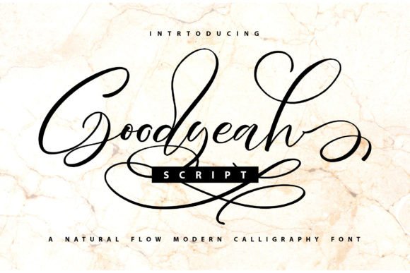 Goodyeah: A Dazzling Script Font for Crafters and Product Designers