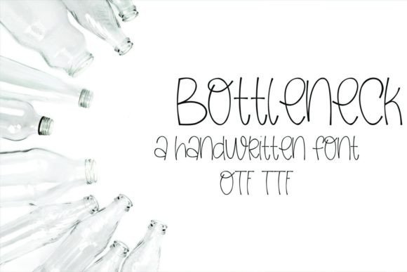 How Bottleneck Font Helped My Small Business Shine with Style