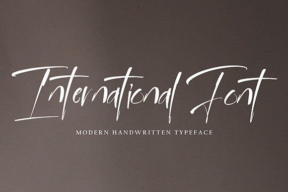 International: A Timeless Handwritten Font for Editorial Design and Digital Publishing