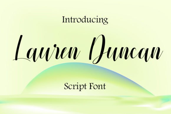 Lauren Duncan Font: Elevate Your Brand with a Handwritten Touch