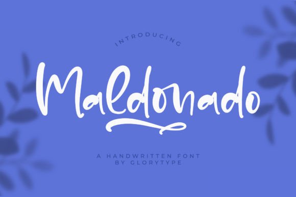 Maldonado: A Charming Script Font for Modern Web Design