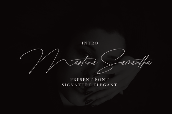 Martina Samantha: A Modern Script Font for Editorial Elegance