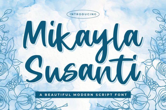 Mikayla Susanti: A Playful Script Font for Modern Editorial Design