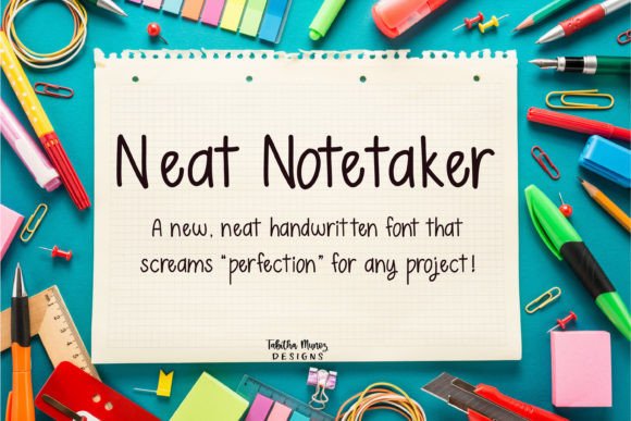 Neat Notetaker Font: A Handwritten Touch for Professional Branding