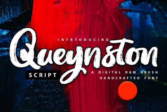Queynston: A Stylish Script Font for Modern Editorial Design