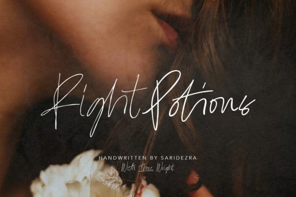 Right Potions: A Handwritten Font That Elevates Small Business Branding