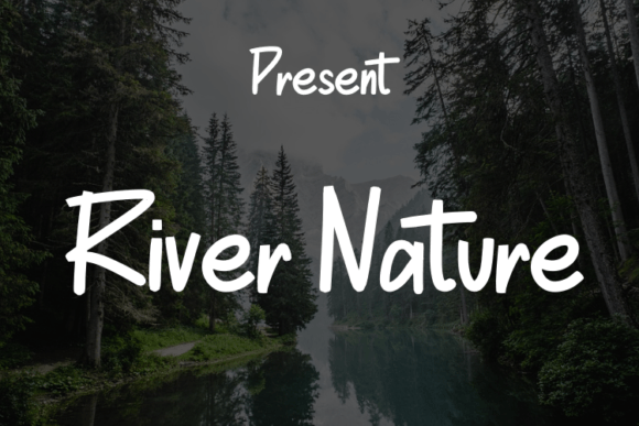 River Nature: A Handwritten Typeface That Elevates Small Business Branding