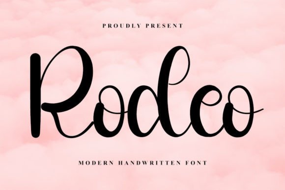 Rodeo: A Handwritten Font That Elevates Editorial Design