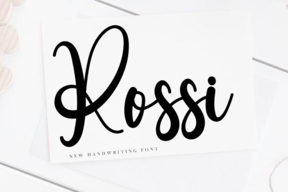 Rossi: A Delicate Script Font for Elegant Editorial Design