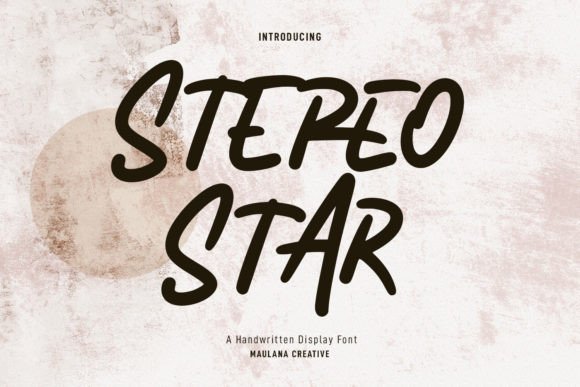 Stereo Star: A Modern Handwritten Font for Editorial Charm