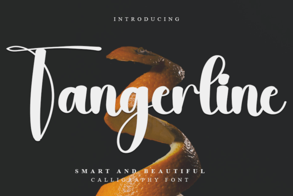 Tangerline: A Refined Handwritten Font for Modern Branding Projects