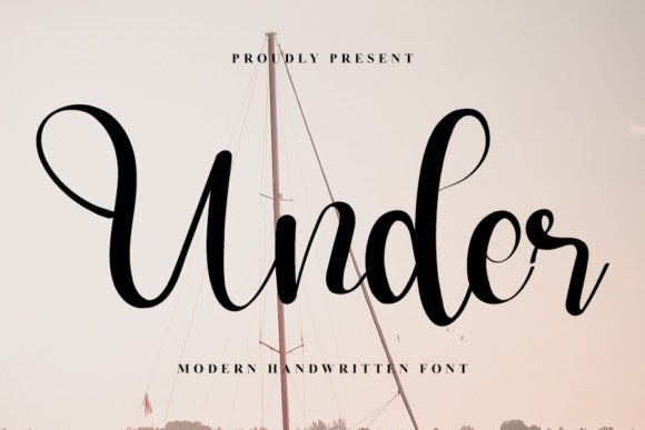 Under: A Handwritten Font That Elevates Brand Identity with Elegance