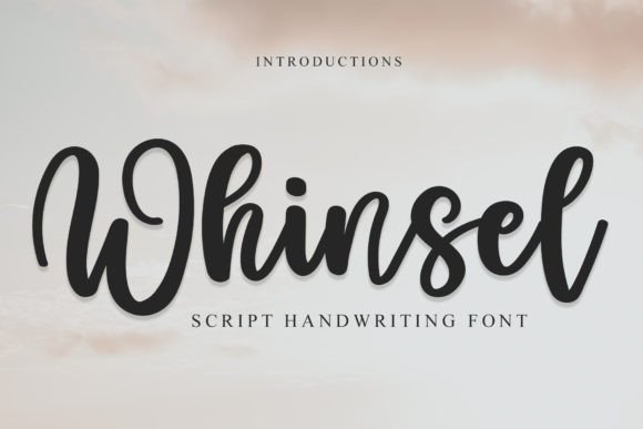 Whinsel: A Handwritten Font That Elevates Editorial Design