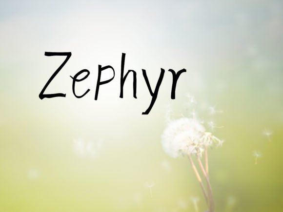 Zephyr: A Lightweight Handwritten Font for Scroll-Stopping Digital Design